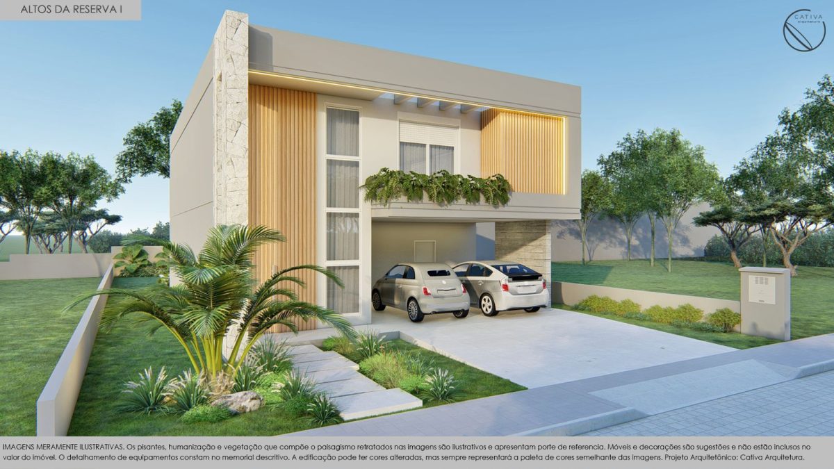 Casa 20 Altos da Reserva – 278m² Semi Mobiliada com 3 Suítes